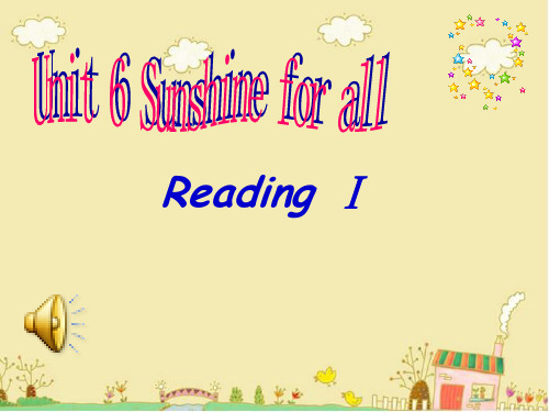 8B Unit6 Reading 1