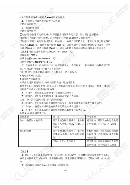 第2章 (3)征税范围3及纳税义务人