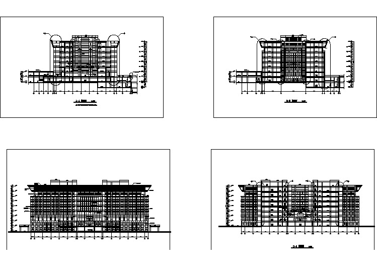 某大学图书馆建筑施工图(含设计说明)