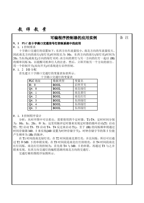 plc可编程序控制器应用实例(梯形图+解析)