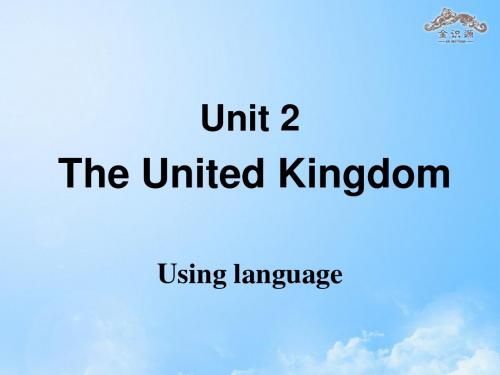 高中英语 Unit 2 The United Kingdom(第5课时)Using language课件 新人教版必修