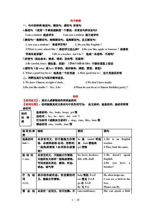 中考英语时态基础知识点(现在完成时、将来时、过去时、现在进行时、一般现在时)以及习题整理