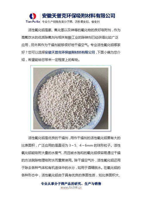 专业活性氧化铝