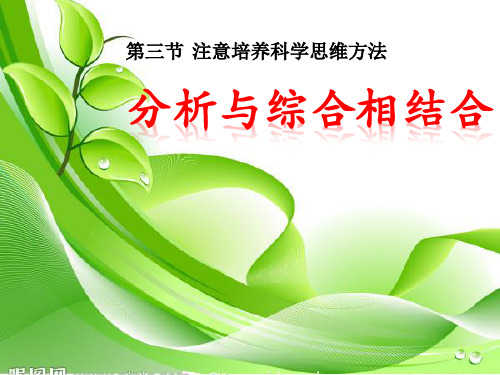 分析与综合相结合