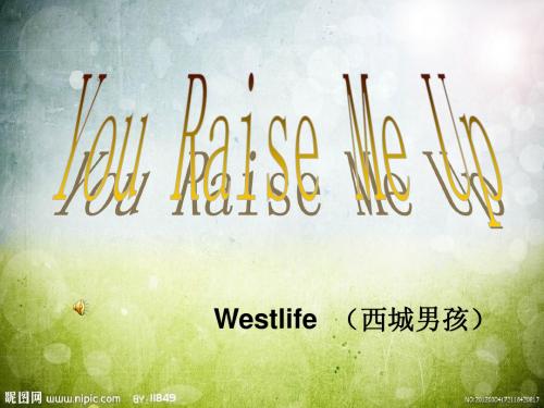 you raise me up歌词