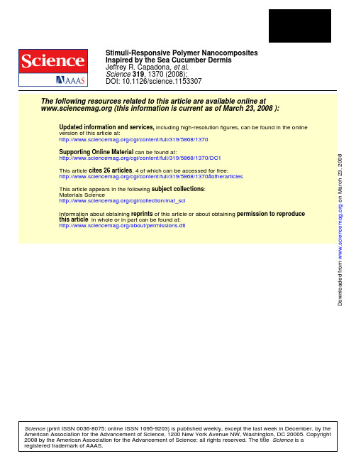 Stimuli-Responsive Polymer