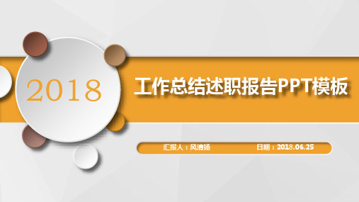 最新高端企业高管2017年工作总结与述职报告动态PPT模板