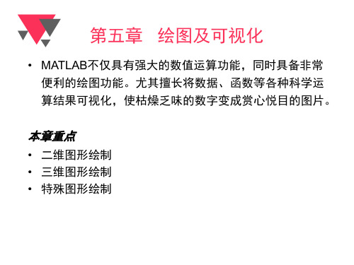 MATLAB8.5教程第5章 绘图及可视化