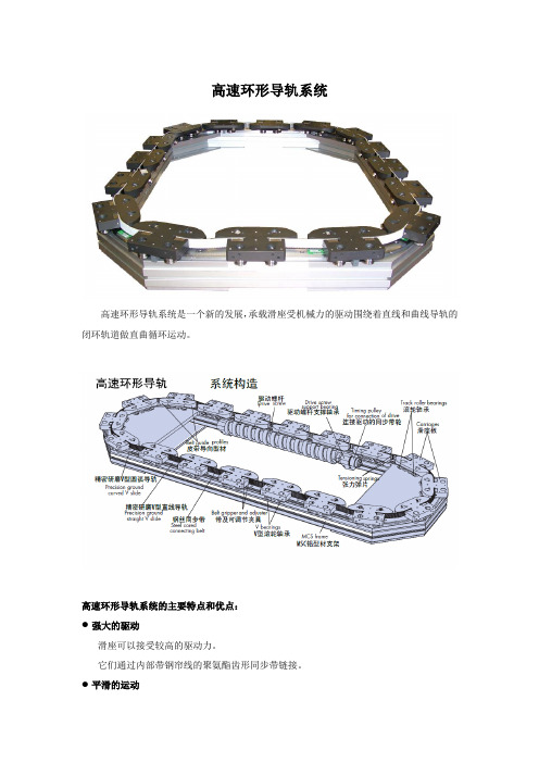 高速环形导轨系统
