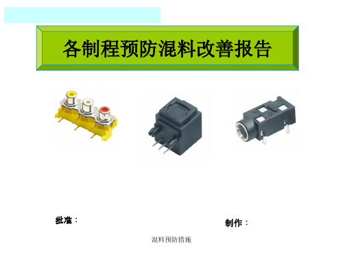 混料预防措施