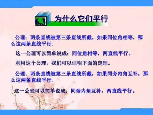 八年级数学下6.3为什么他们平行课件北师大版