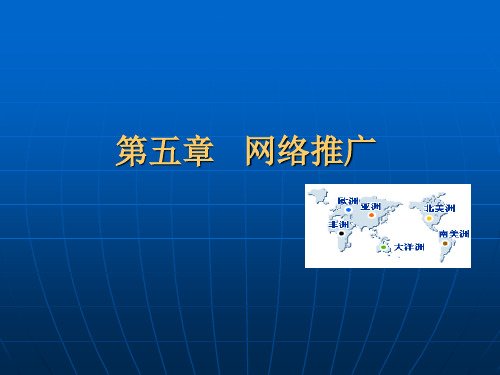 《电子商务应用》课程教学课件PPT格式第五章网络推广