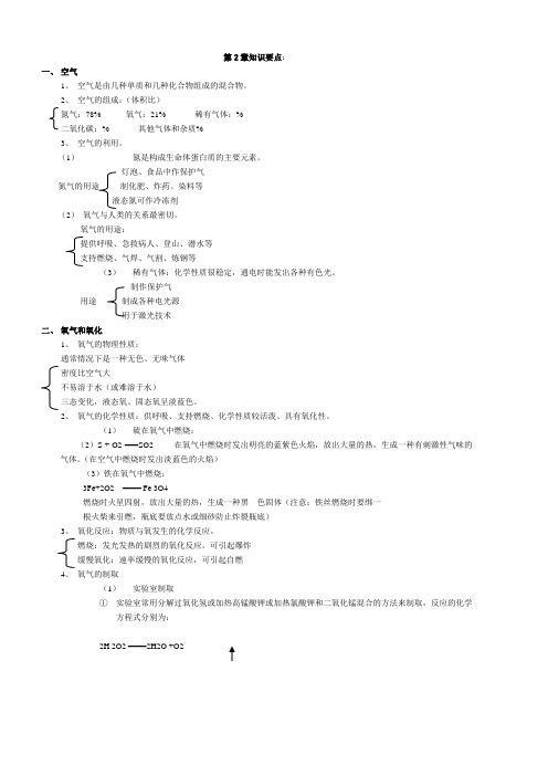 科学八年级下第二章知识点