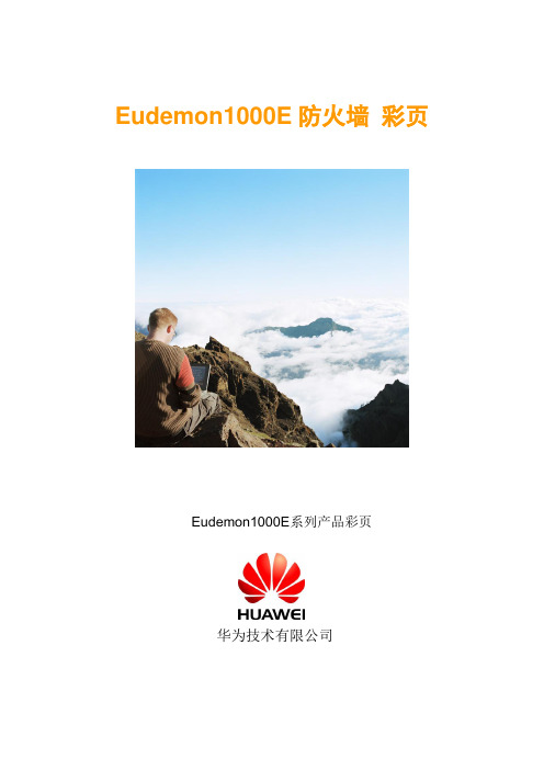 Quidway-Eudemon-1000E防火墙-2016最新