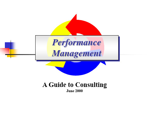 绩效管理咨询方法论(英文版)