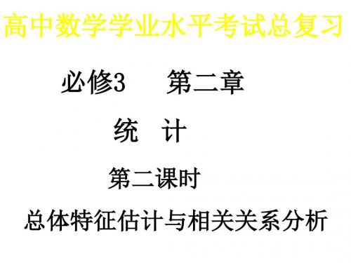 高一数学用样本的频率分布估计总体分布3(2019)