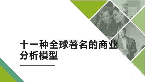 十一种全球著名的商业分析模型课件