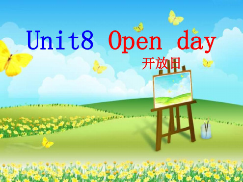 四年级英语Open-Day课件3