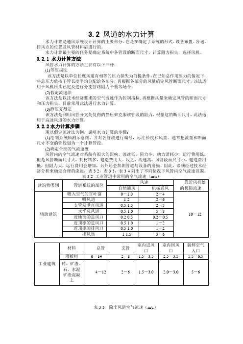 风系统水力计算(DOC)