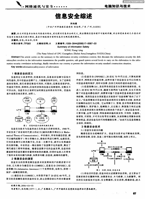 信息安全综述