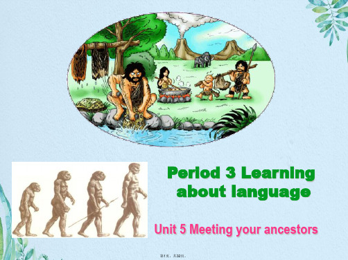 高三英语Unit 5 Meeting your ancestor课件1(共32张PPT)
