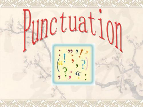 punctuation