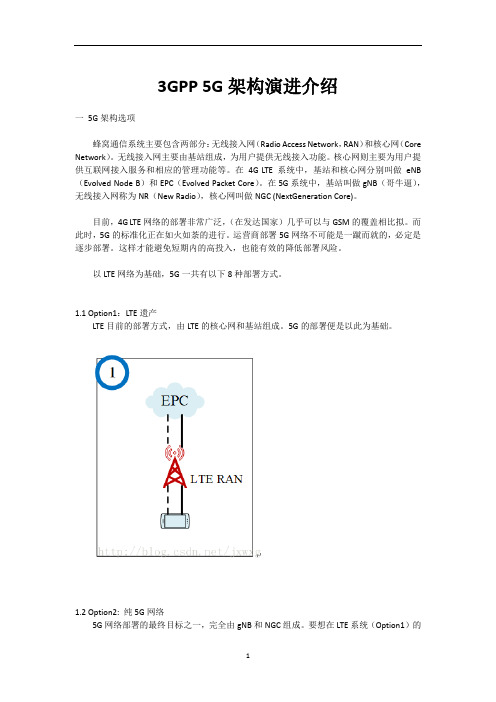 3GPP 5G架构演进介绍