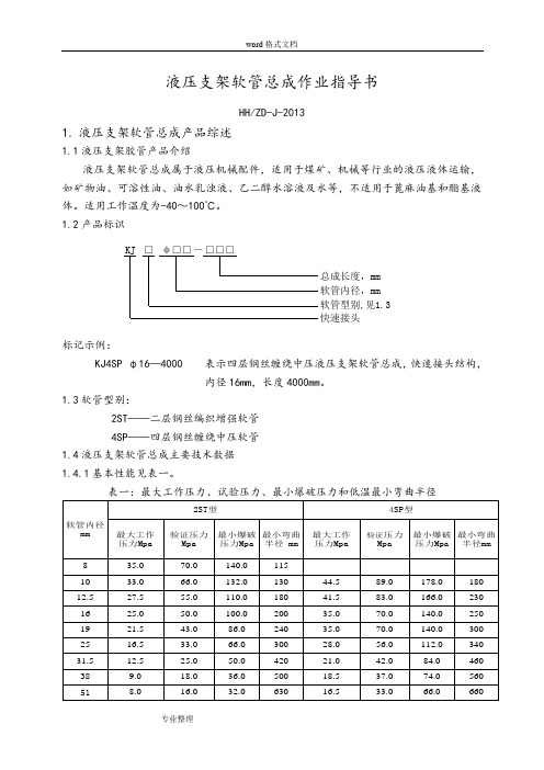 胶管总成作业指导书