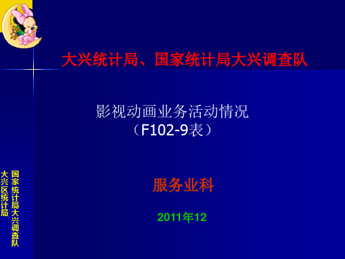 影视动画业务活动情况F102-9表