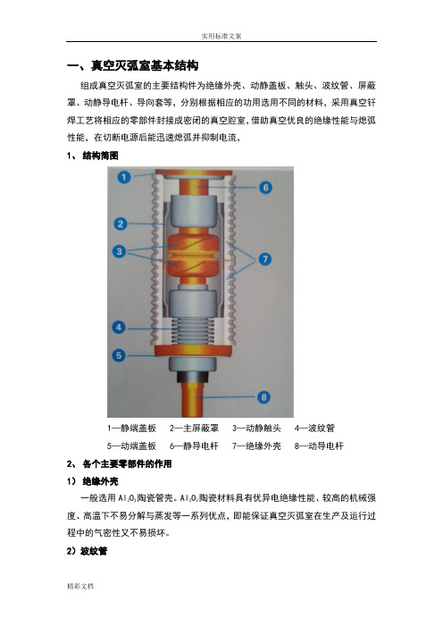 真空灭弧室地基本结构及工作原理