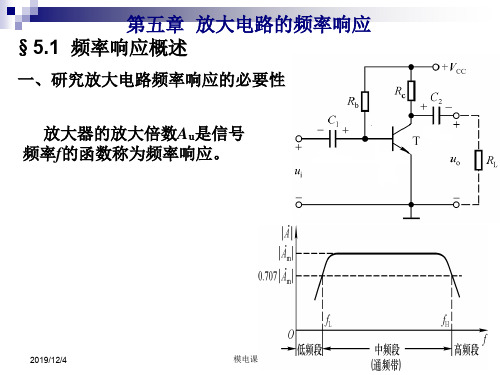 模电课件 第五章 放大电路的频率响应.ppt