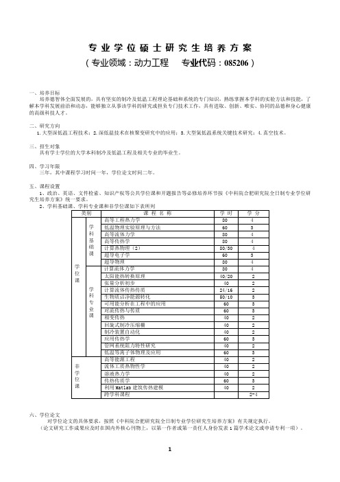 中科院合肥研究院各专业研究生培养方案-中国科学院合肥物质科学研究院