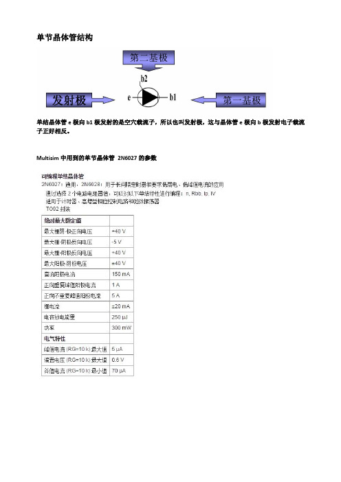 单结晶体管及张弛振荡实验