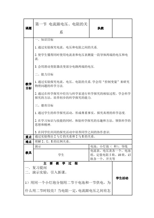 欧姆定律-优秀公开课