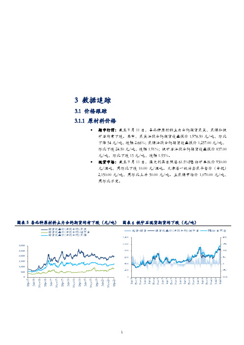 截止2020年8月份钢铁行业价格、销量、库存数据跟踪