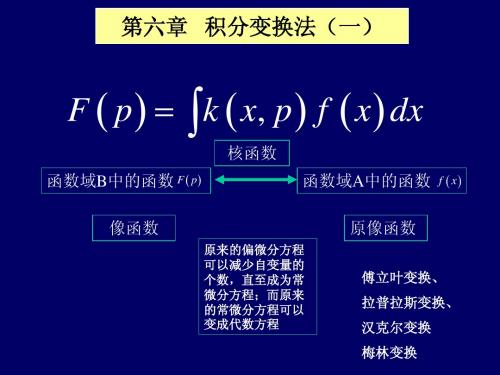 第六章积分变换法1nx