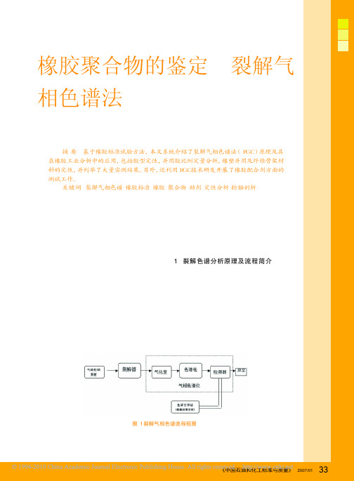 橡胶聚合物的鉴定裂解气相色谱法