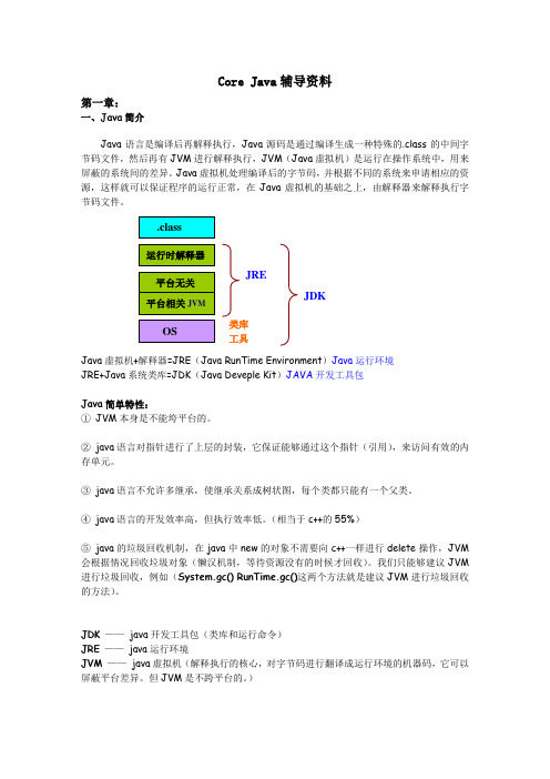 Core Java经典教程 一