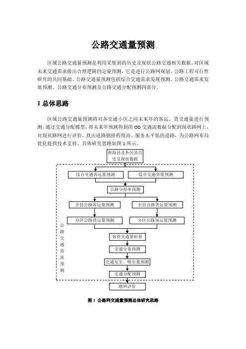 公路交通量预测