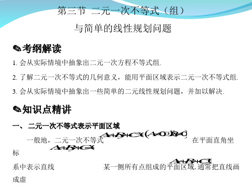新课标高考数学题型全归纳文科第七章 不等式第3~4节精品PPT课件
