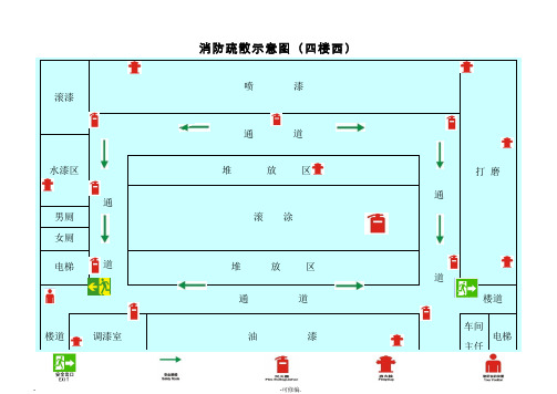 厂区消防疏散示意图