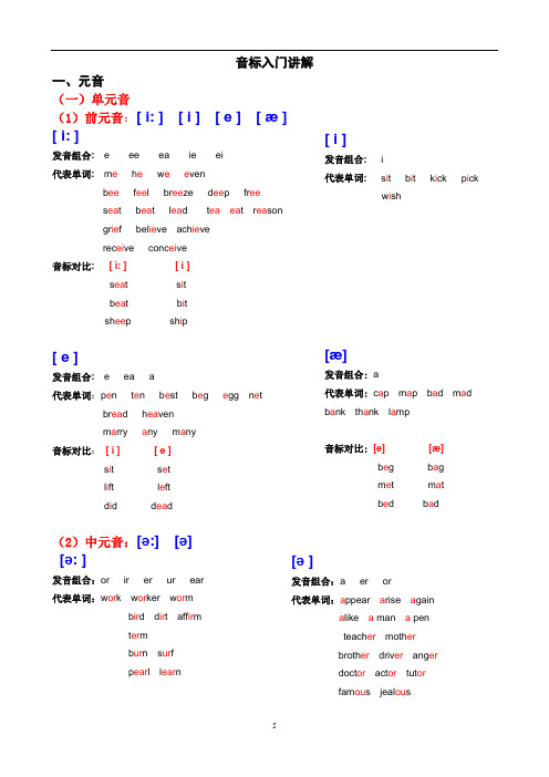 英语音标入门