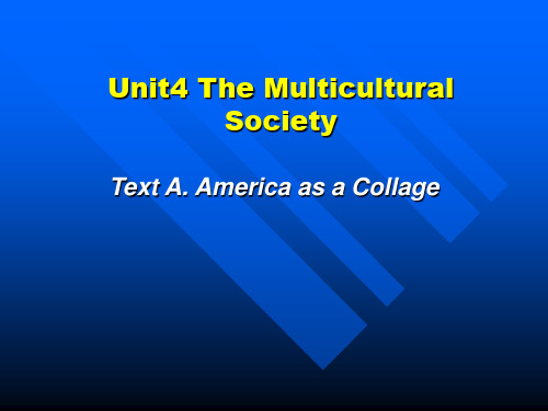 4Unit4The Multicultural Society