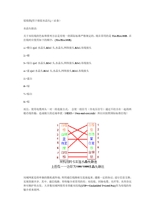 RJ45接口网线做法