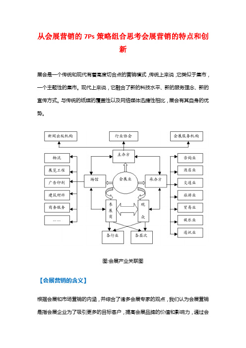 从会展营销的7Ps策略组合思考会展营销的特点和创新