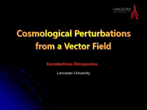 2019-Cosmological perturbations from a vector field宇宙学扰动向量场-文档资料