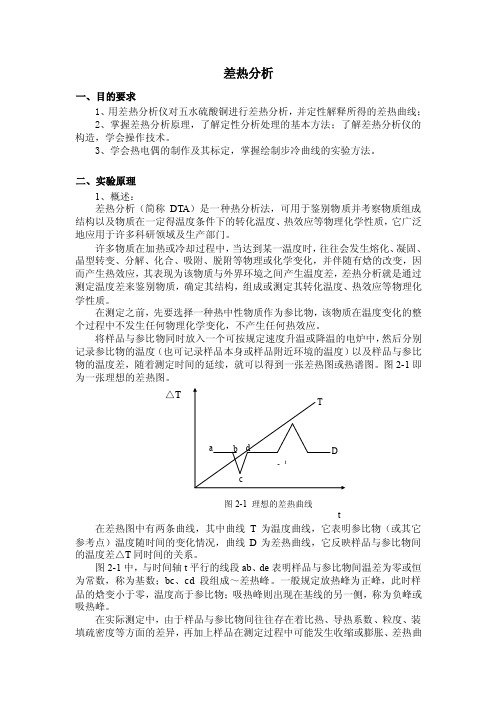 差热分析——精选推荐