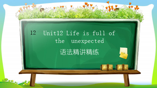 人教版九年级全册英语作业课件:Unit 12 语法精讲精练(共14张PPT).ppt