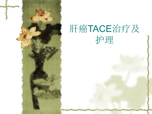 肝癌TACE治疗及护理