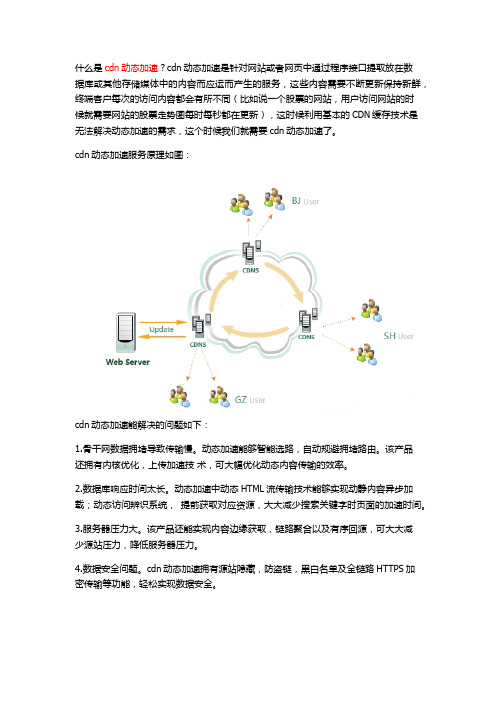 什么是cdn动态加速-使用cdn动态加速能解决